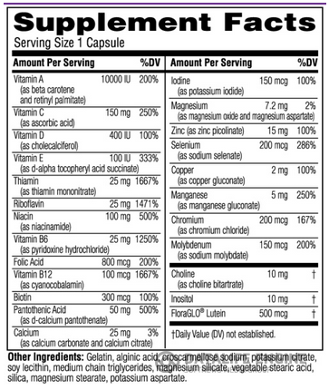 TWINLAB® - DAILY ONE CAPS™ WITHOUT IRON - MULTI-VITAMINES - 180 CAPSULES