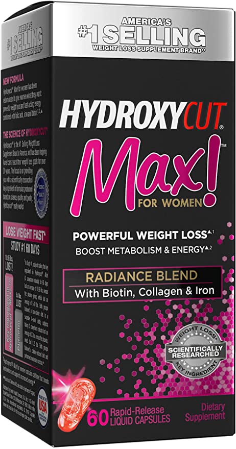 HYDROXYCUT MAX 60 COUNT PACK OF 1