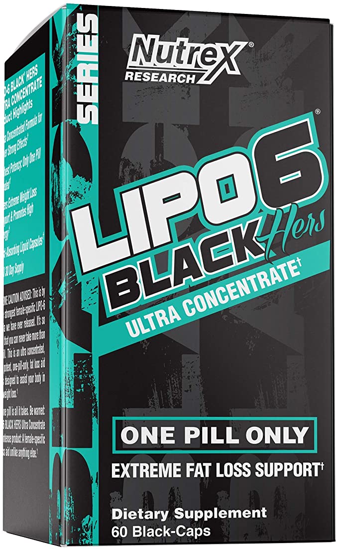 LIPO6 BLACK HERS ULTRA CONCENTRATE  WEIGHT LOSS PILLS FOR WOMEN 60 DIET PILLS